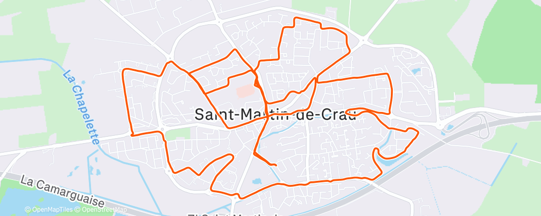 Map of the activity, EF 1/2