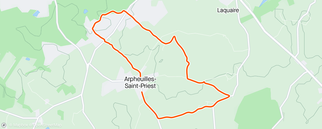 Map of the activity, Balade boueuse … avec ma chérie 🥰