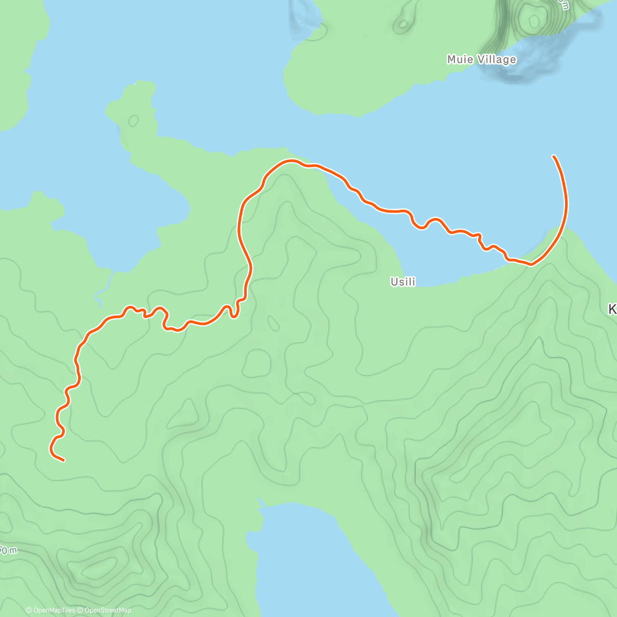 Map of the activity, Zwift - Sugar Cookie in Watopia