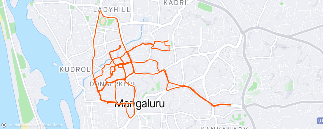 Map of the activity, Morning Ride