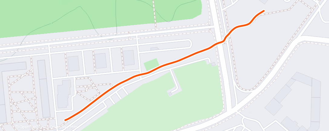 Map of the activity, Lunch Run