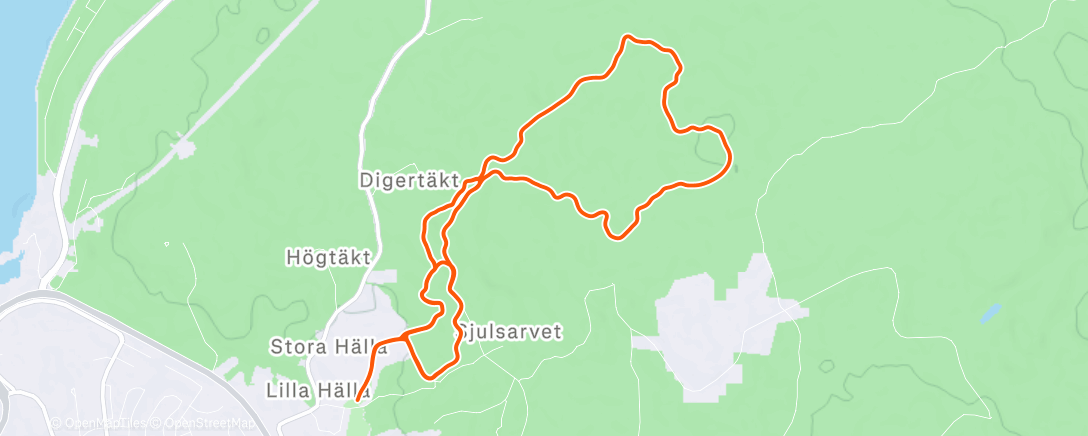 Map of the activity, Lite tröskel