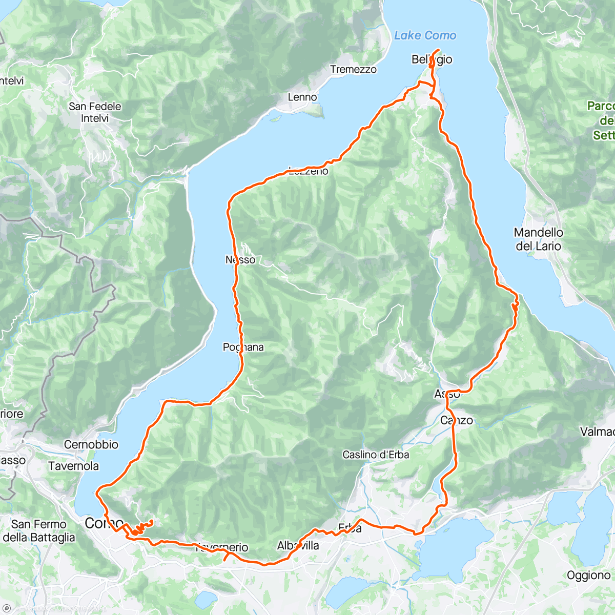 Map of the activity, Acclimatiseren op weg naar huis