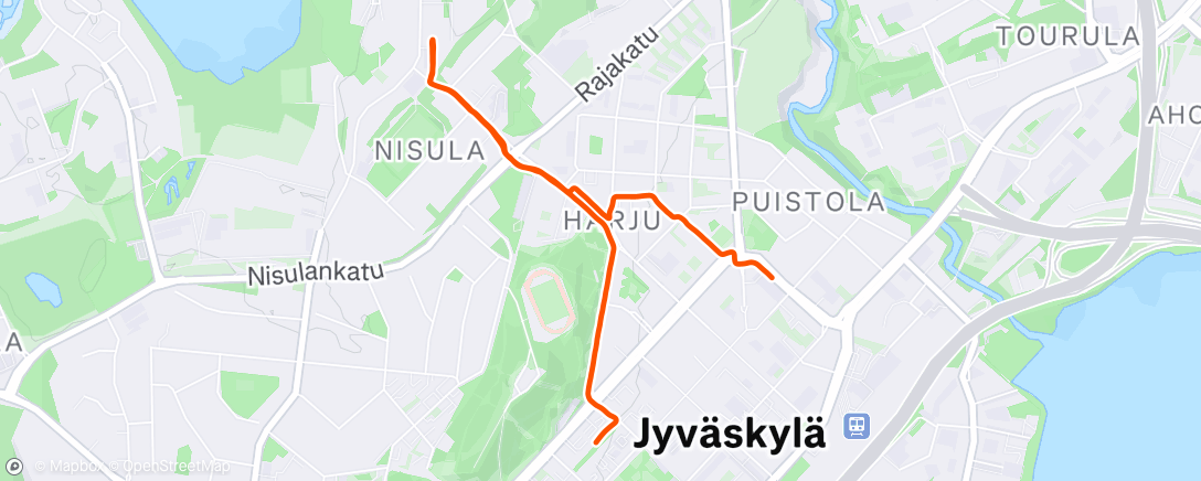 Mapa da atividade, Morning Walk