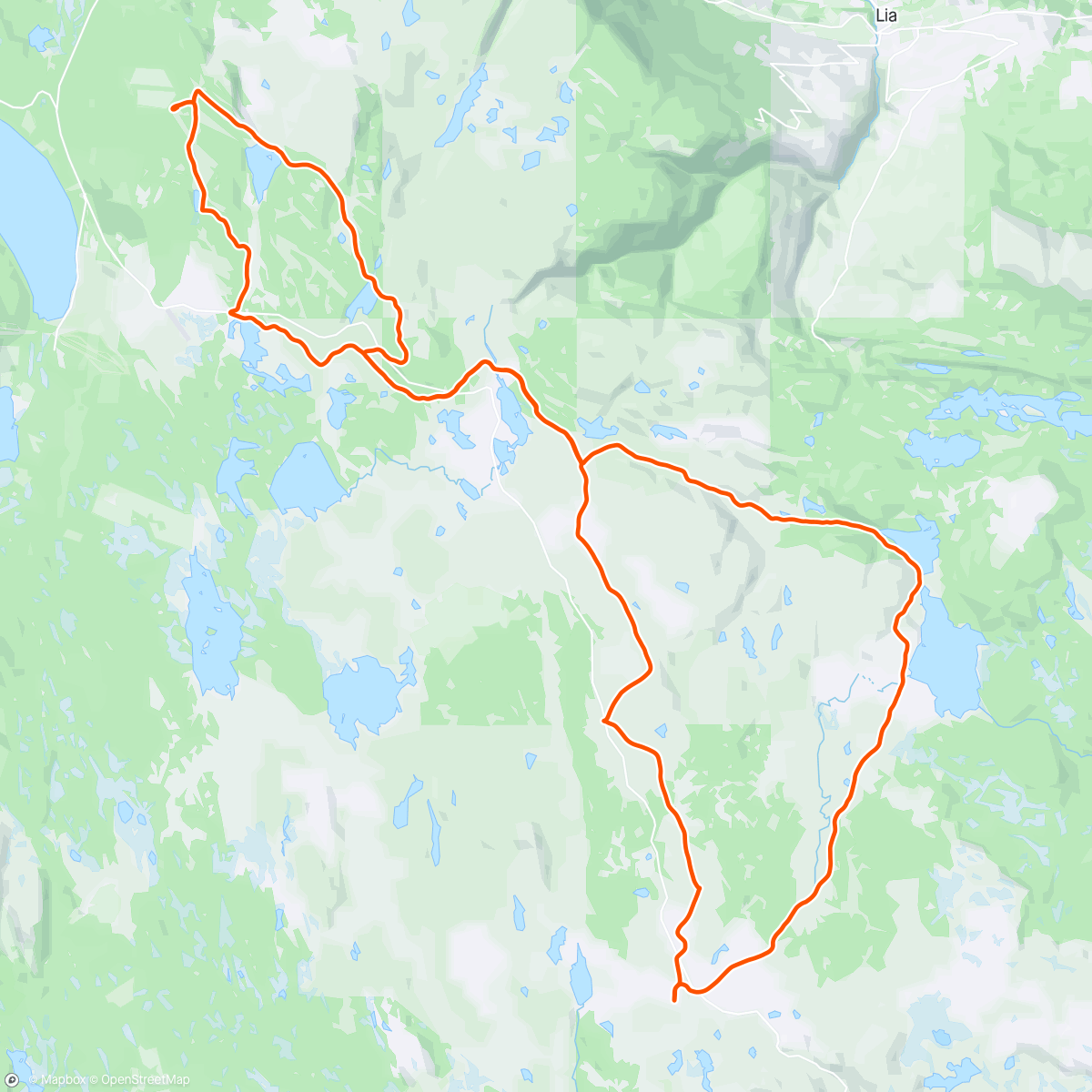 Map of the activity, Fagerhøy