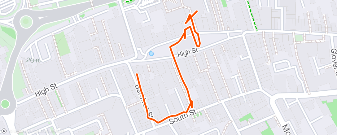 Map of the activity, Morning Walk - Walk Around Elgin City Centre