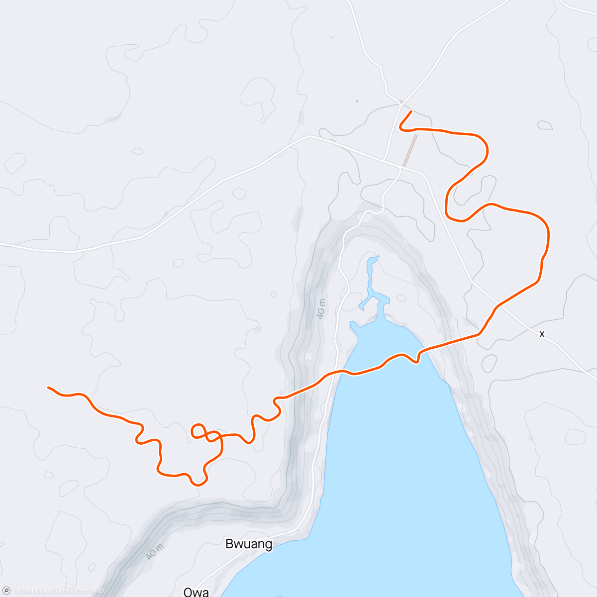 Map of the activity, Zwift - Pacer Group Ride: Turf N Surf in Makuri Islands with Taylor