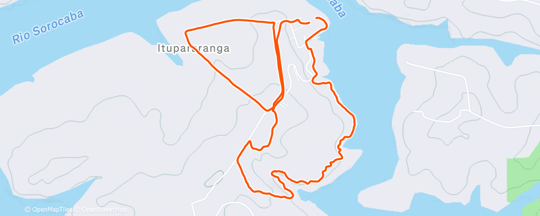 Карта физической активности (Trilha da Siriema)