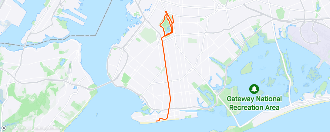 Mapa da atividade, Brooklyn Half Marathon!