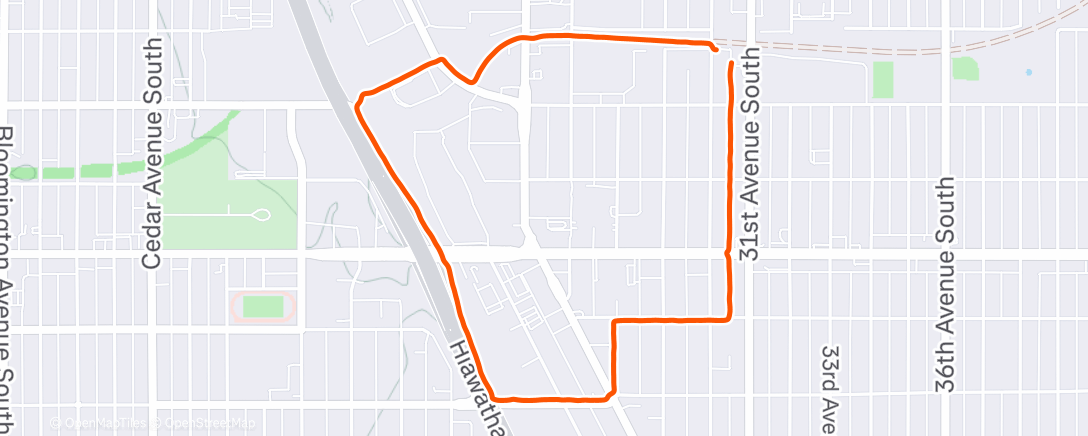 Map of the activity, Wintry Mix