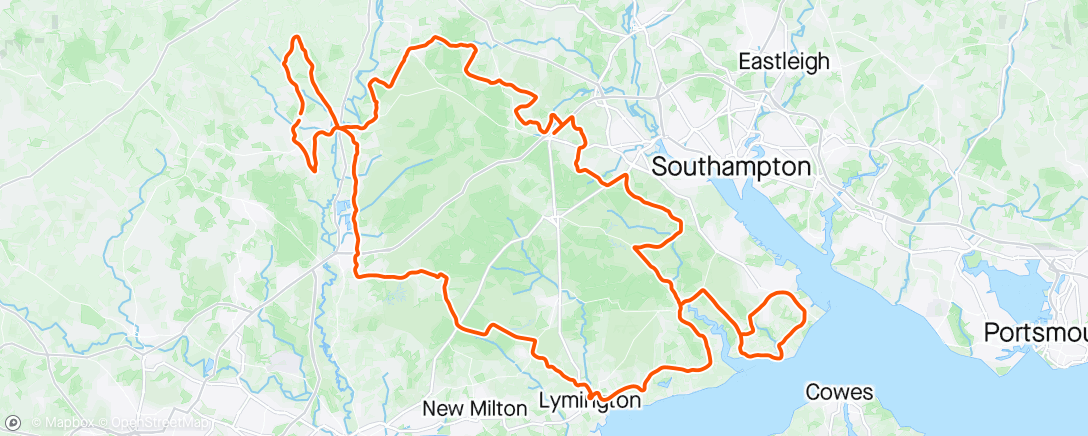 Map of the activity, Morning Ride