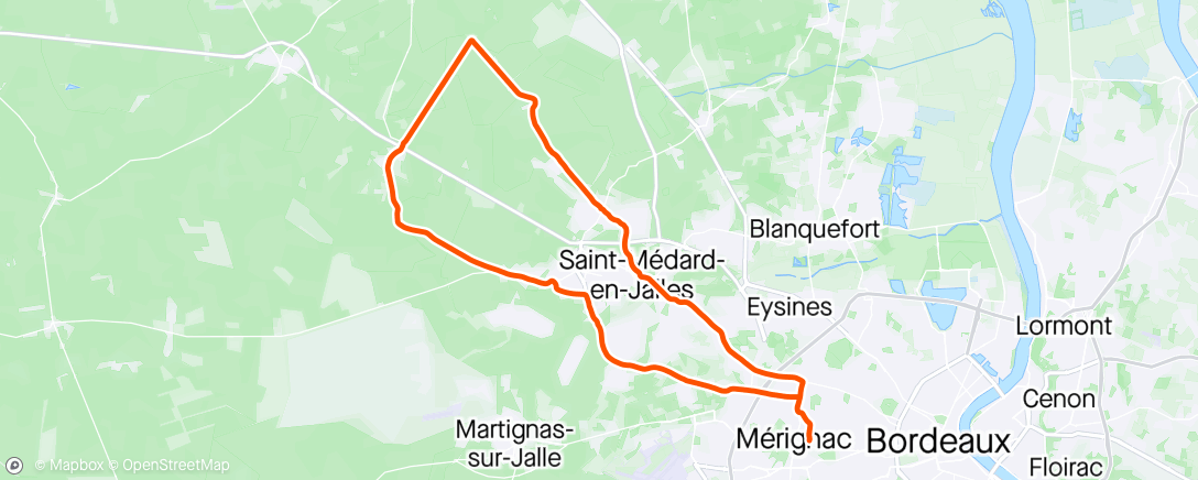 Map of the activity, Première sortie en terres bordelaises 🌥