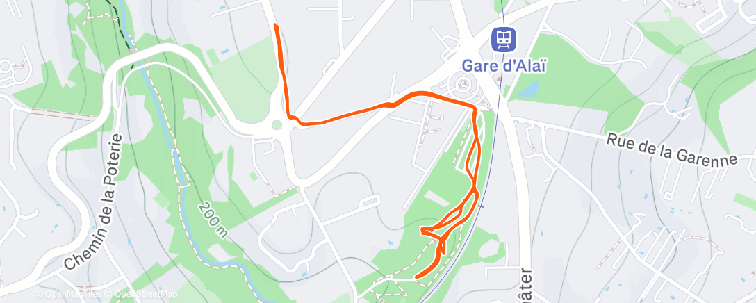 Карта физической активности (Afternoon Walk with baby 👧🏼)