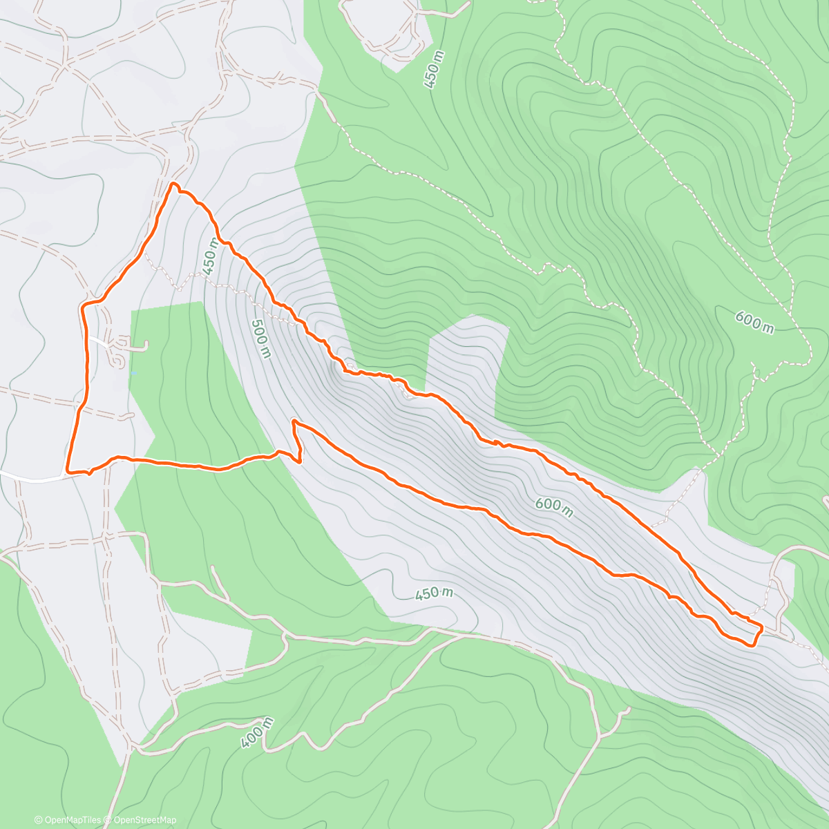 Карта физической активности (Morning Hike)