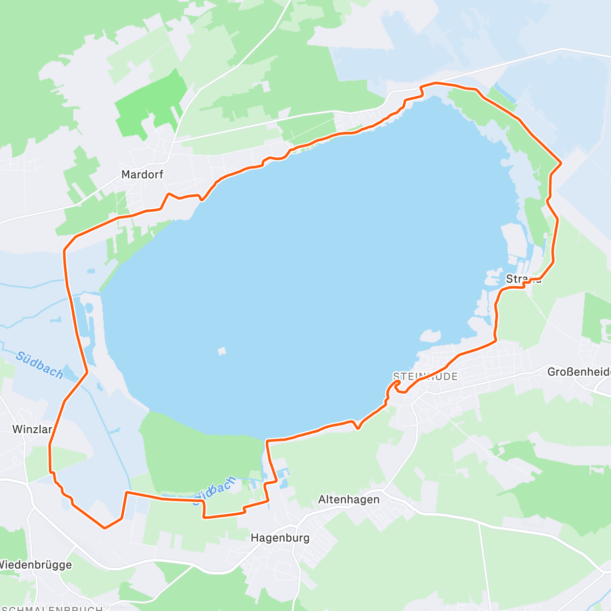 Map of the activity, ROUVY - Steady MIET | Serious FTP Builder