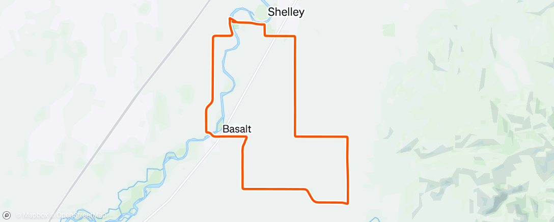 Map of the activity, Morning Ride