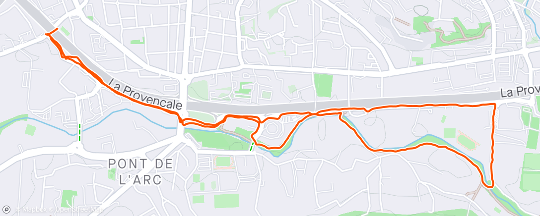 Mapa da atividade, Corsa serale
