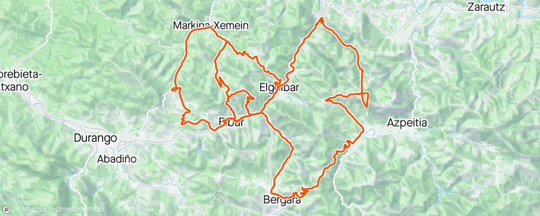 Map of the activity, Itzulia 2024 Stage 6