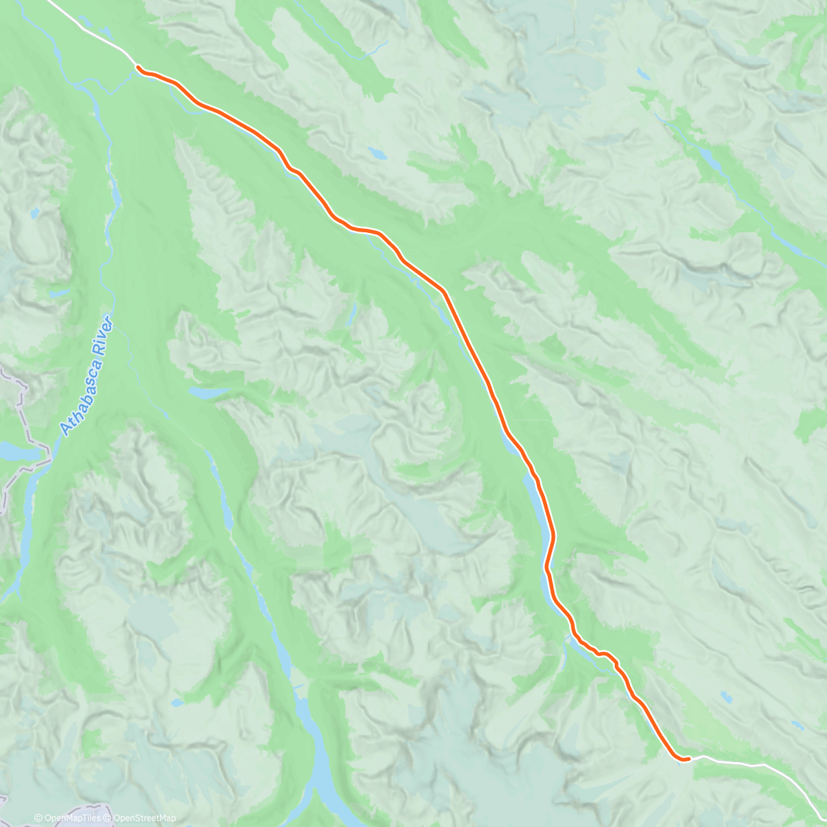 Map of the activity, ROUVY - Jasper National Park | Canada