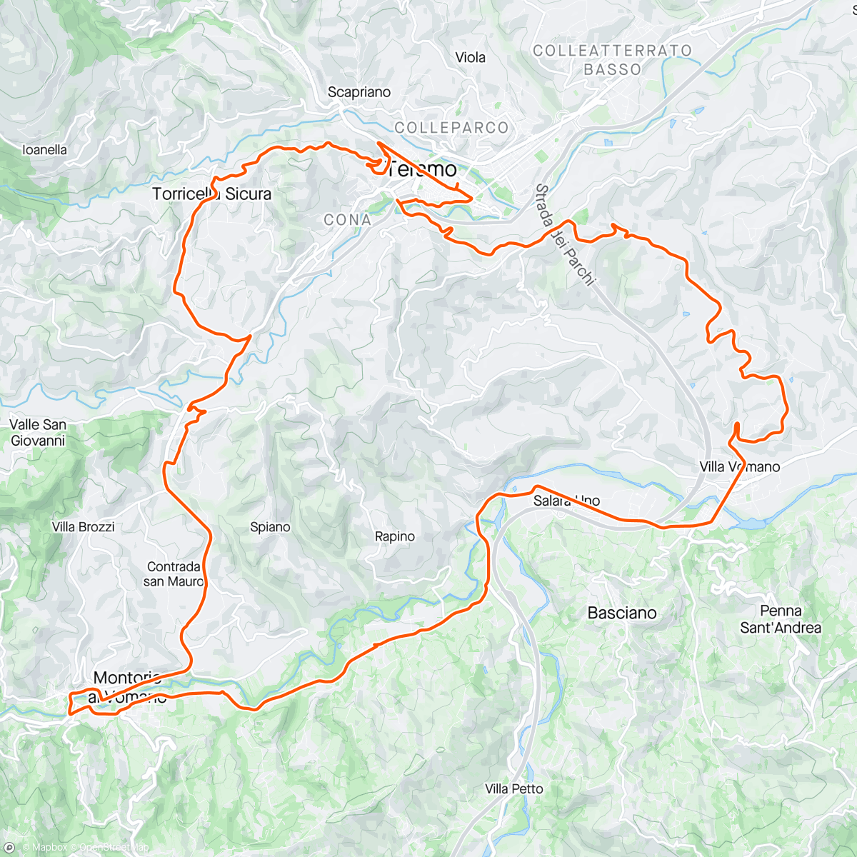 Carte de l'activité Exploring Abruzzo region 😍