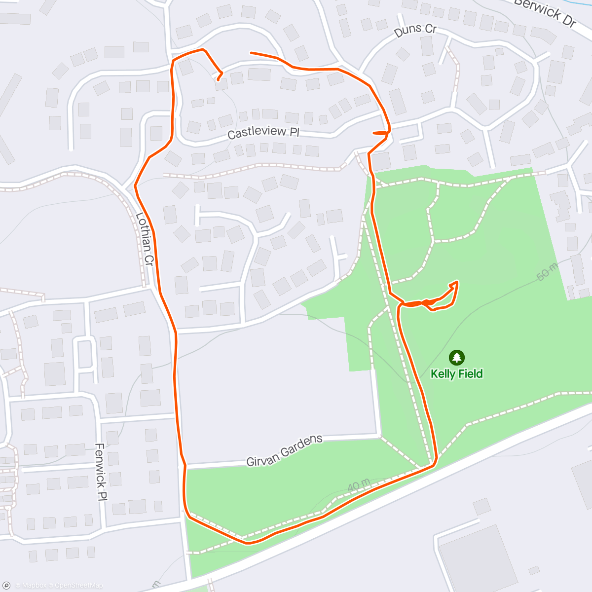 Karte der Aktivität „Afternoon Walk”