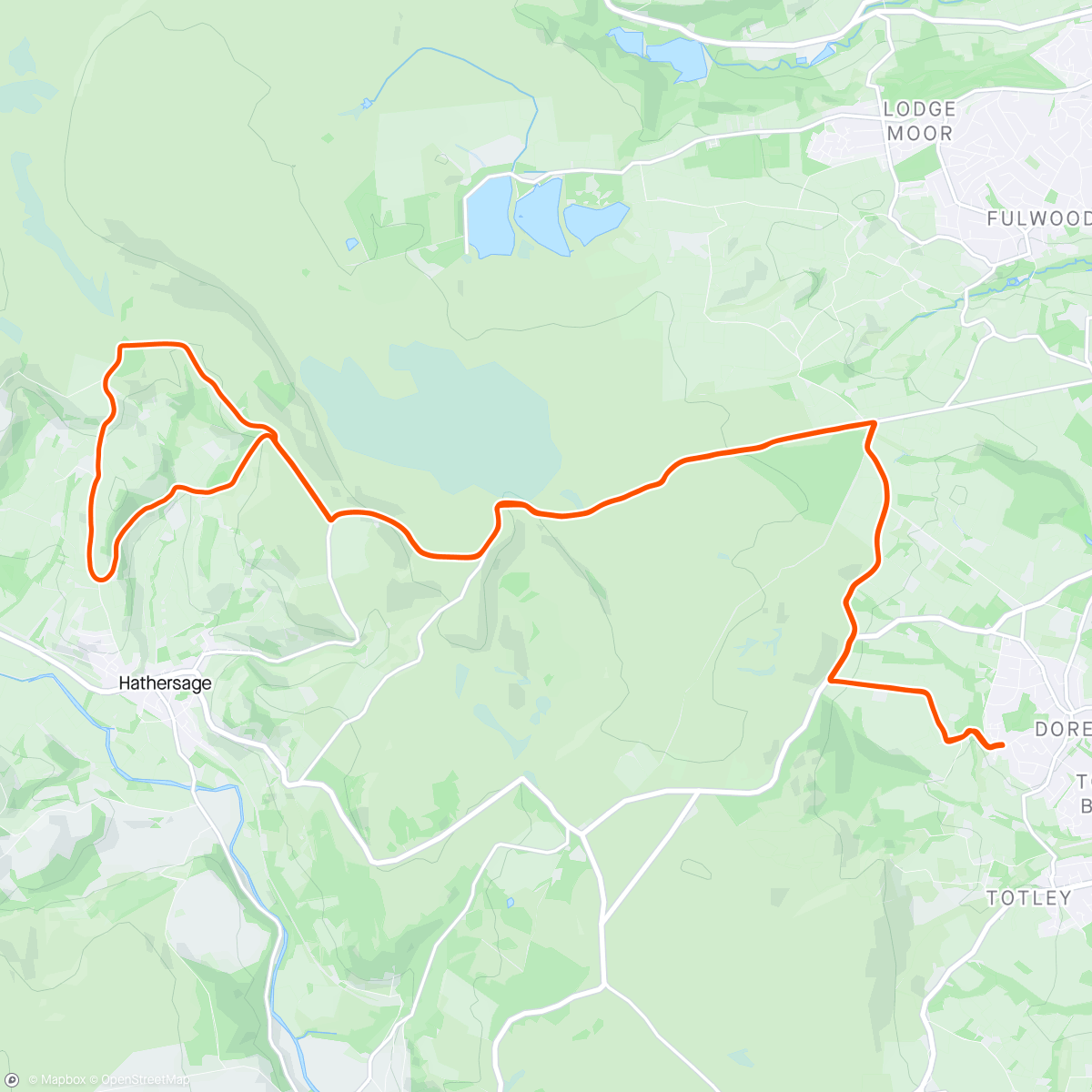 Map of the activity, Blowing the dust off the bike (and out of my 🫁)