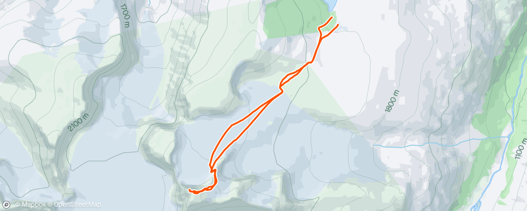 Mapa de la actividad (Afternoon Nordic Ski)