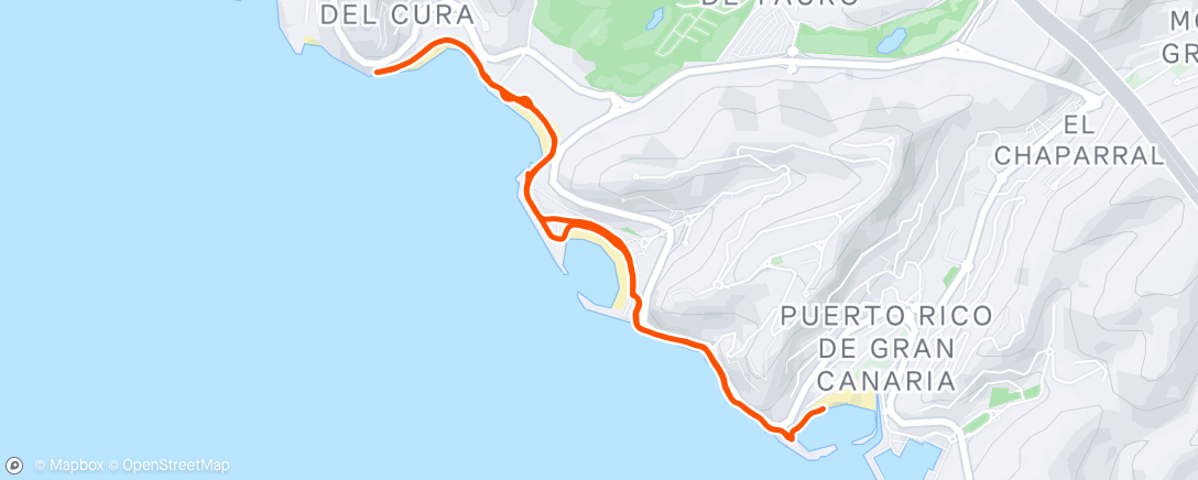 Map of the activity, Training Camp Day 5: Recovery Walk 🚶🏻‍♂️