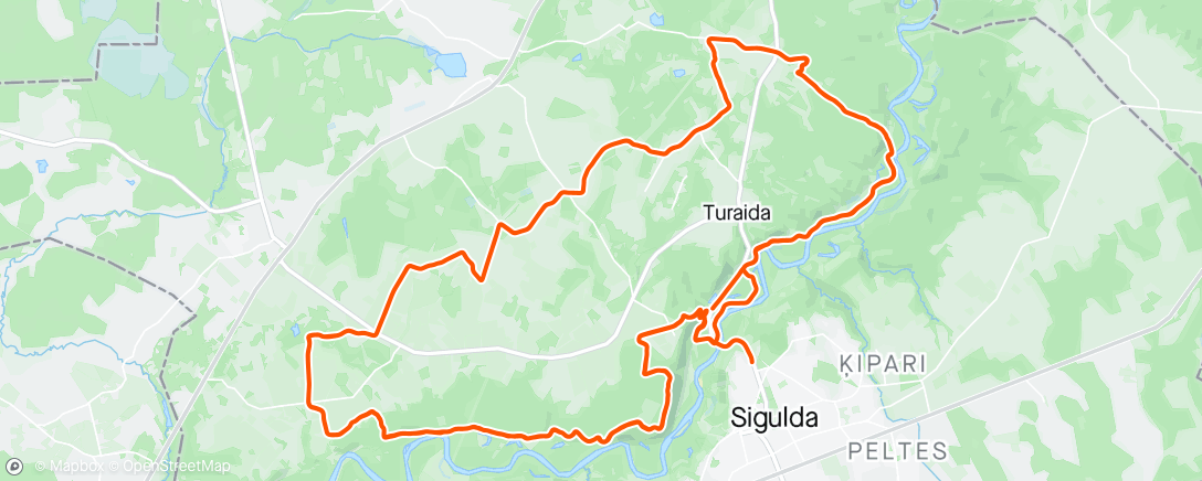 Map of the activity, LVM Sigulda