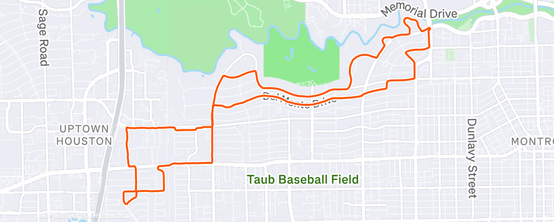 Карта физической активности (Morning Run)