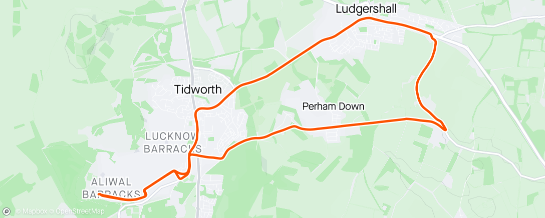 Mapa da atividade, Ludgershall