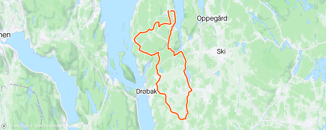 Map of the activity, Vestbyrunden