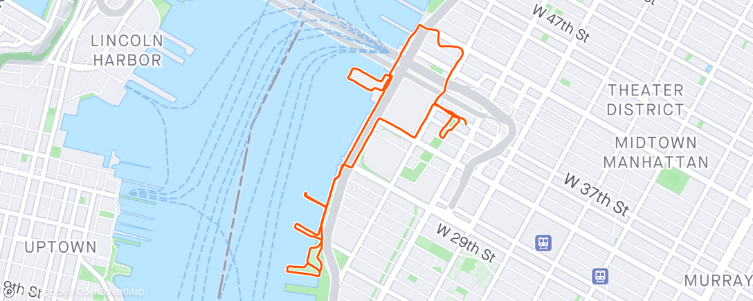Map of the activity, Quick morning run