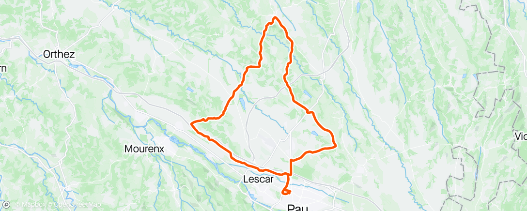 Map of the activity, Sortie vélo dans l'après-midi