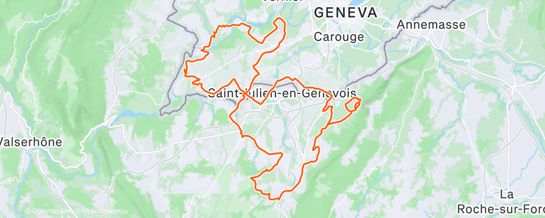 Map of the activity, Overdose de lactates