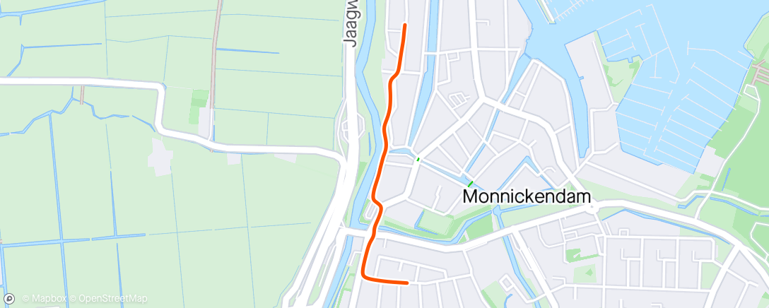 Map of the activity, Bewolkte Middagrit with my Cowboy