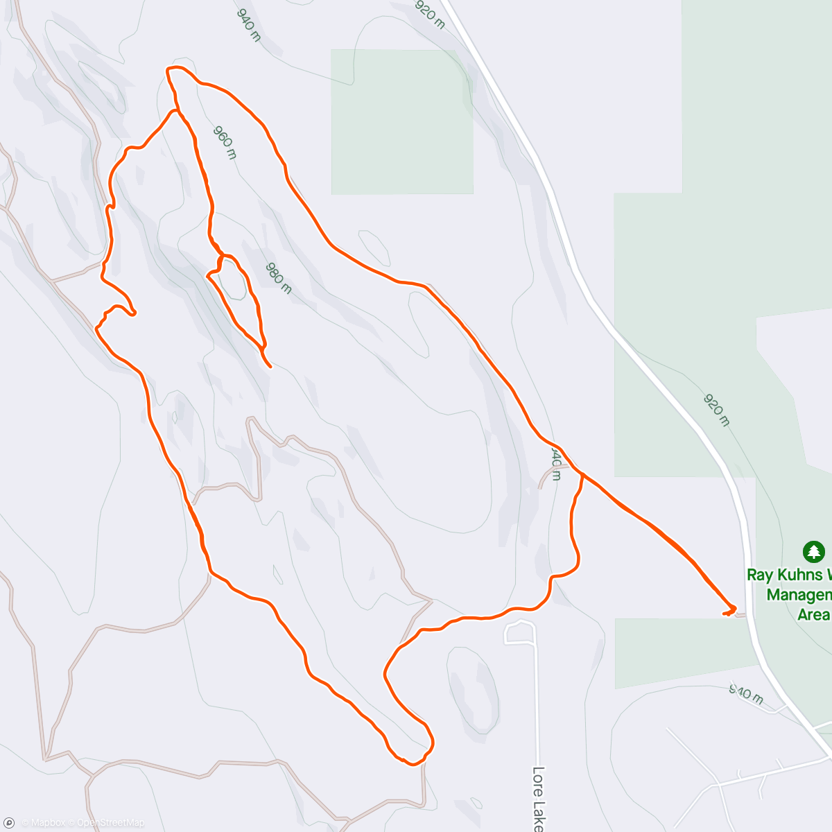 Map of the activity, Pig Farm