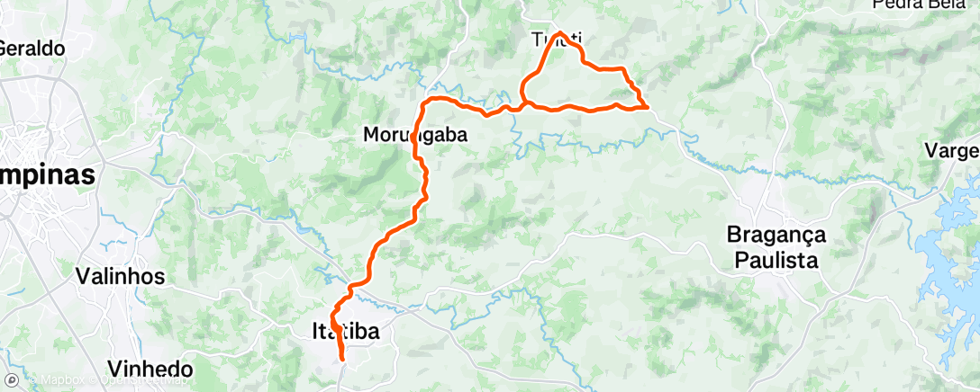 Map of the activity, Morning Ride