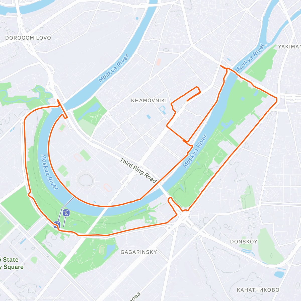 Map of the activity, DD long