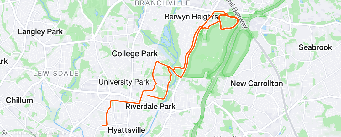 Map of the activity, GB