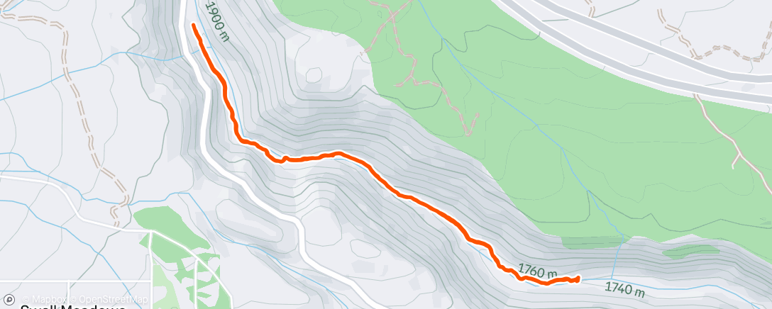 Map of the activity, Lunch Hike