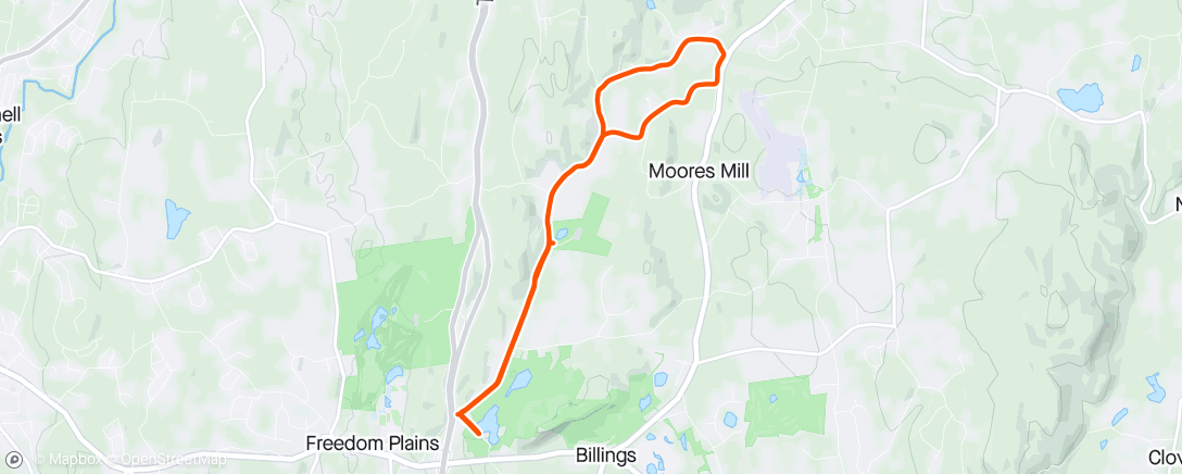 Map of the activity, MHBC Time Trial
