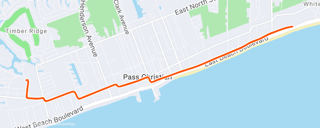 Map of the activity, Afternoon Ride