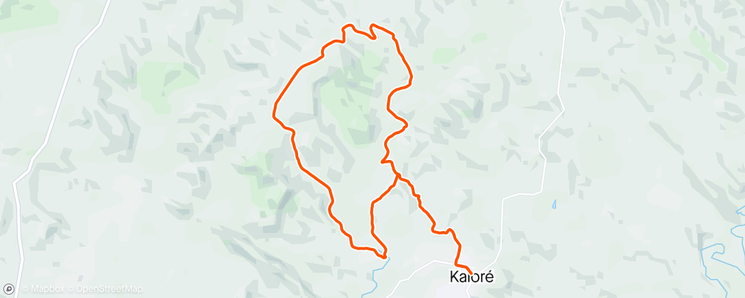 Map of the activity, 3° pedal de São benedito  em kalore