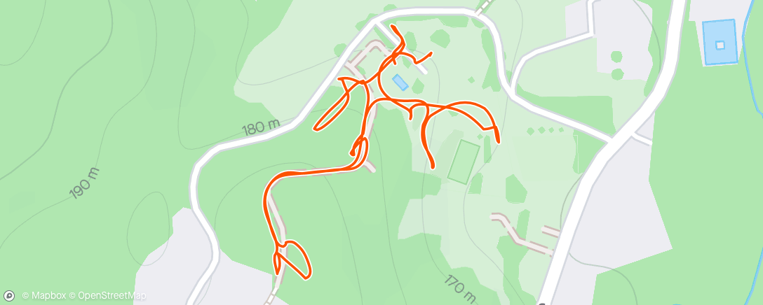 Map of the activity, Planning an orienteering course in Domaine de Cournet Haut 😀