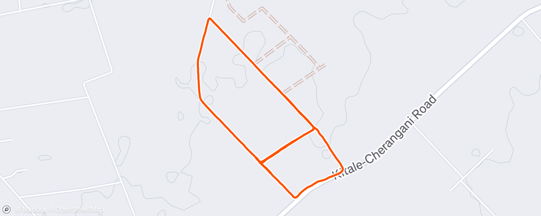 Map of the activity, Morning Run
