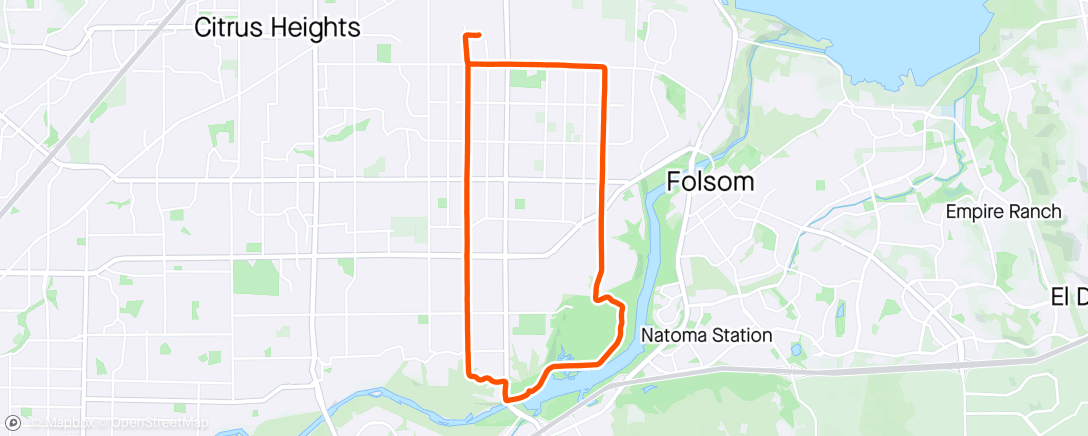Map of the activity, Mel's first ebike ride!