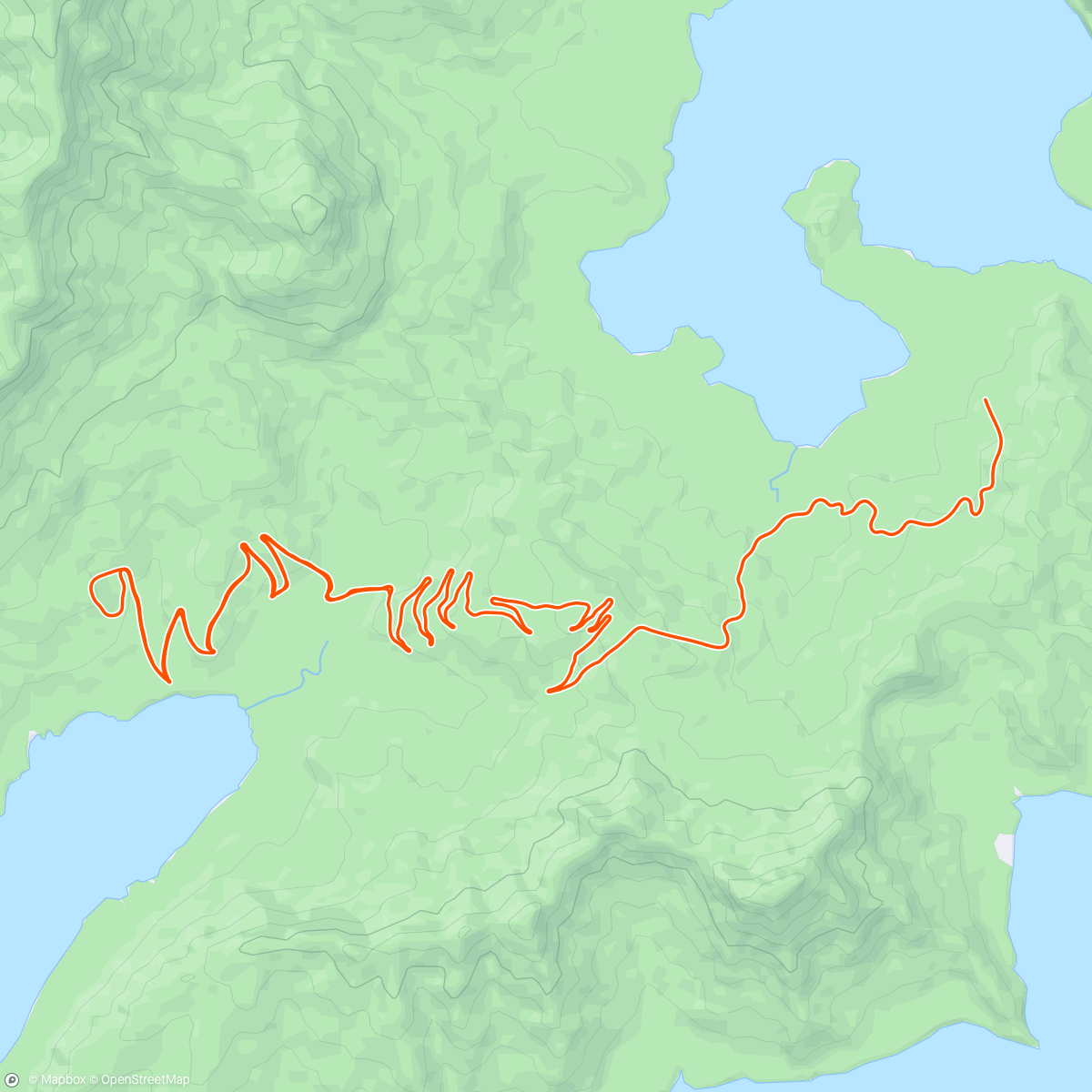 Map of the activity, Zwift - 4x8' K3 in Watopia