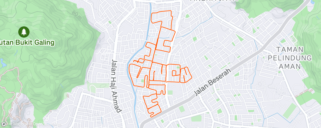 Carte de l'activité Morning Run & Fun 2025