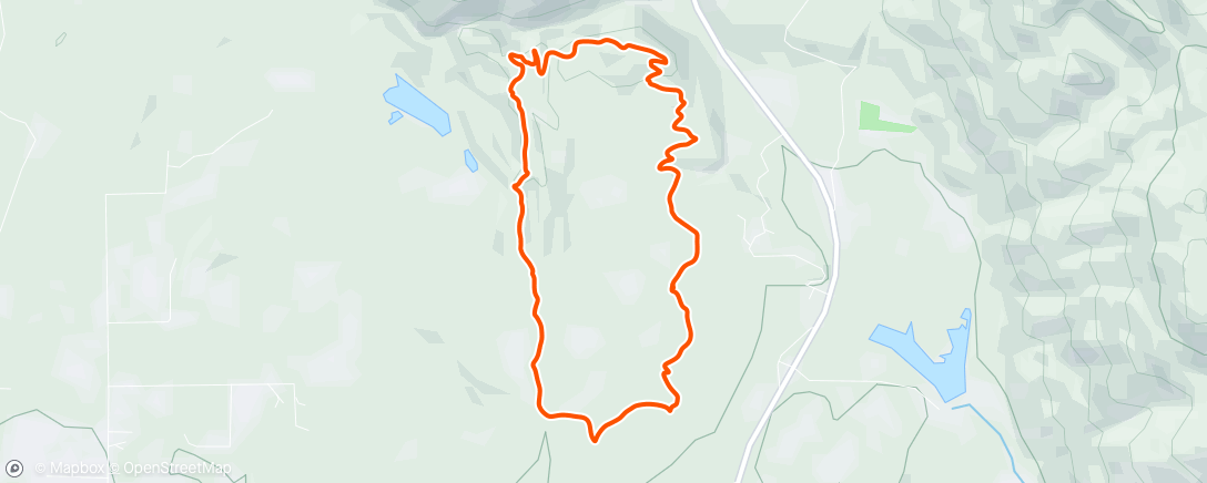 Kaart van de activiteit “Evening Trail Run”